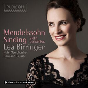 Lea Birringer - Mendelssoh & Sinding: Violin Concertos  CD